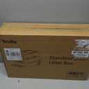 XL Enclosed Stainless Steel Litter Box with Lid,Covered,Light Gray