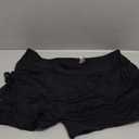 beautyin Women's High Waisted Ruched Swim Skirt Split Tummy Control Tankini Swimsuit Bathing Suit Bottoms with Pocket
size Xl