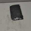 Walker Bag for Folding Walker - Walker Pocket Pouch with Reflective Safety Strips for Night Visibility, Universal Walker & Wheelchair Storage Bag with 2 Adjustable Straps, 13x7" Compact Size (Black)