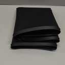 Extra Thick Silicone Mat Waterproof with Raised Edge 34" x 22", Under Sink Mat for Kitchen & Bathroom, Kitchen Cabinet Liner, Multi-Purpose for Storage & Protection, Black