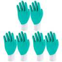 Sureio only 1 Plairs Donning Gloves for Compression Stockings Non Slip Gloves for Stocks Medical Aid for Sleniors and Elderly(Green, White)