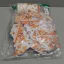 GOOD FEEL KING Friendsgiving Party Decorations, Thanksgiving Plates, Cups, Napkins, Tablecloth, Banner, Pumpkin Maple Leaf Pattern, Orange, Red, Brown