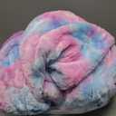 NEWCOSPLAY Super Soft Faux Fur Blanket Twin Size Multi Purple Sherpa Fuzzy Plush Warm Blanket for Sofa Bed (Multi Purple, Twin(60"x80"))