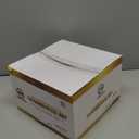 175PCS Baby Blue and Gold Disposable Dinnerware Set  Serves 25 Guests | Baroque Blue Plastic Plates, Cups, Napkins & Gold Cutlery for Baby Shower, Birthday, Wedding or Party Decor