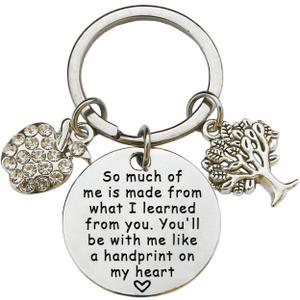 XYBAGS Teacher Appreciation Keychain Gifts for Women, Keychain Jewelry Gifts for Christmas & Graduation