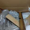 COLAMY Upholstered Counter Bar Stools, Kitchen Island Stools with Back, Modern Counter Height Stools with Wood Legs for Kitchen Island Dining Room Bar, Camel