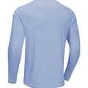 YOVVI Men Swim Shirt (Blue, L)