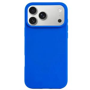 for iPhone 17 Pro Ultra Thin Slim Fit Matte Soft Plastic Case, Minimalist Classic Basic Phone Case, Shockproof Dust-Proof Solid Color Cover Non Silicone, 6.3" Screen 2025 Blue