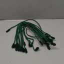 Zhengmy 16 Pcs 20 Inches Christmas Garland Ties Christmas Decorative Twist Ties for Banister Reusable and Flexible Twist for Xmas Home Decorations Holiday Craft Wrapping (Green)