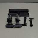 Clip On Solar Motion Lights Outdoor Waterproof, 2 Pack Fence Lights Outside with 36 LEDs, 6000K, Portable Solar Powered Security Light for Fence Garage Camping (Black / 6000K Cool White)