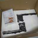 2-Pack Outdoor Porch Lights with Outlet,Dusk to Dawn Motion Modern Outdoor Wall Lights Exterior Lighting Fixtures Waterproof, Black Outside Light for House Patio Garage Hallway