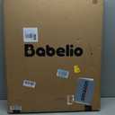 BABELIO Safety Gate Door Fits for Stairs, Narrow and Wide Doorways with Auto Close, Easy Install, No Drilling, Pressure Mounted for Baby, Child, Pets, Dog/Puppy, 26''-40'', White