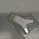 SD Card Reader for iPhone/ipad/Android/Mac/Computer/Camera,4 in1 Micro SD Card Reader Trail Camera Viewer, Portable Memory Card Reader SD Card Adapter for SD and TF Cards(White)