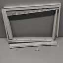 Flehomo Window Air Conditioner Side Panels with Frame, Adjustable Insulation AC Side Panel for 12,000 BTU Window AC Unit, Frame Included