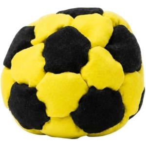 2 x Soccer Hackys Footbag Sacks, Soft Plush Footbags for Adults,Durable Fleece Juggling Balls, for Foot Coordination Training, Stress Relief Toy, Design for Indoor & Outdoor Play