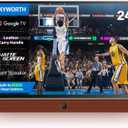Skyworth 24-Inch Portable Smart Display with Battery Operated, 1080P FHD, HDR10, Dolby Audio, Chromecast, Bluetooth, Google TV Great, Game Day Parties, RV Travel, and Soccer Nights