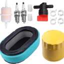 Anxingo 32 883 09-S Air Filter with Oil Fuel Filter Replacement for Kohler KT610 KT620 KT715 KT725 KT730 KT735 KT740 KT745 19HP-26HP Engine MTD Lawn Mower Stens 102-036 Kohler 7000 Series Engine