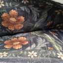Floral Washable 6x9 Area RugBlack Boho Rugs for Living Room, Soft Low-Pile Non-Slip Stain Resistant & Non-Shedding Carpet for Bedroom, Dining Room, Office, Entryway, Nursery