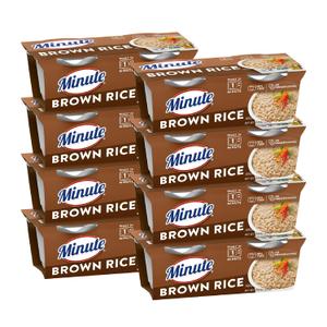 Minute Ready-to-Serve Brown Rice, Microwavable Rice Cups, 8.8-Ounce Cups (Pack of 8) (EXP 09/01/27)