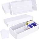 Trading Card Storage Box 2 Pack1600 Count Cardboard Organizer with Dividers for MTG, TCG, Sports, Toploader