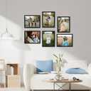 WIFTREY Black 8x10 Picture Frame Set of 18, Multi Photo Frames 8 by 10 Bulk for Wall Hanging or Tabletop Display