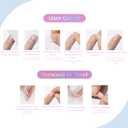 Halloween Nails Skeleton Press on Nails Short Length Fake Nails Square Shaped False Nails with Star Moon Halloween Designs for Glossy Acrylic Nail Full Cover Art Kit for Women 24 Pcs (Style1)