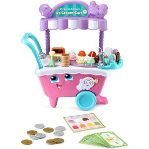LeapFrog Scoop and Learn Ice Cream Cart Deluxe (Frustration Free Packaging), Pink