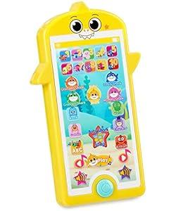 WowWee Baby Shark's Big Show! Mini Tablet for Kids – 123 and ABC Learning Toys for Toddlers – Kids Tablets (Handheld)