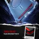 Ghostek Atomic Slim Samsung Galaxy S26 Ultra Case MagSafe Compatible, Magnetic Clear Heavy Duty Metal Cover Designed for 2026 S26Ultra (6.9") (Red)