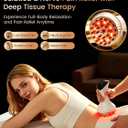 Sciatica Pain Relief Devices – Deep Tissue Massager with Multi-Mode Technology, Heat & Light, Targeted Relief for Sciatic Nerve & Lower Back Pain