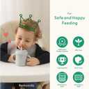 Remonda 23-Piece BPA-Free Silicone Baby Feeding Set | Extra Large Suction Plates, Toddler Bowls, Self Feeding Spoons, and More | Dishwasher Safe| Baby Led Weaning Supplies (Green01)