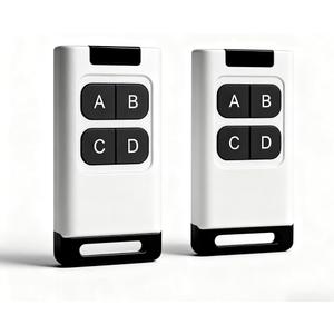 Universal Duplicator Remote Garage Door Remote, 433.92 Mhz Remote for Gate, Remote Control Key Fob, Replacement Garage Door Electric Gate, Cloning Remote Control Keychain(2 PCS)
