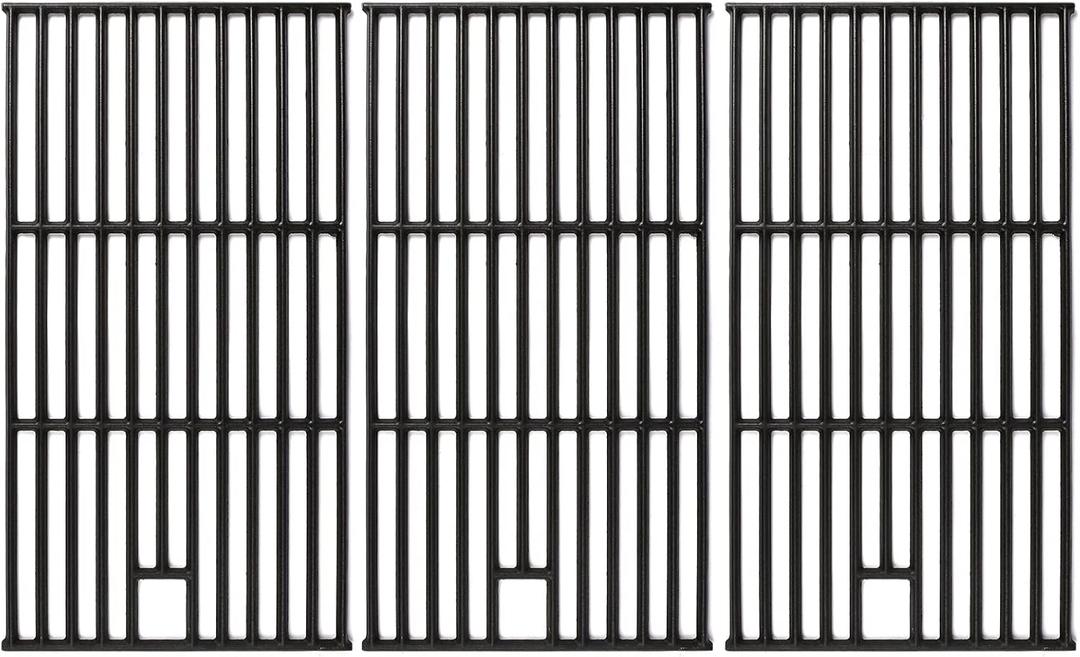 Hisencn 19 Inch Grill Grates Replacement for Jenn Air 720-0062 720-0062-lp 720-0337 720-0164, Brinkmann 810-8502-S 810-8501-S Gas Grill, Nexgrill 720-0003, Charmglow 720-0234, Part Number: 115-8500-0