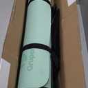 Gruper Yoga Mat Non Slip, Eco Friendly Fitness Exercise Mat with Carrying Strap,Pro Yoga Mats for Women,Workout Mats for Home, Pilates and Floor Exercises, 0.24*24*72 Inches