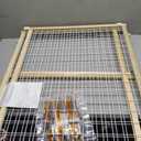 Toddleroo by North States - Extra-Wide Wire Mesh Wooden Baby Gate: Pressure Mounted Baby Gate for Doorways - Adjustable 29.5 to 50 Inches Wide - 31 Inches Tall