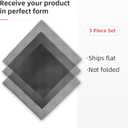 AggAuto Universal 13"x13" Car Grill Mesh - Aluminum Alloy Automotive Grille Insert Bumper Rhombic Hole 4x8mm, 3Pcs One of the Most Multifunctional Shape Grids Black