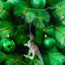 3 x St Patricks Day Decorations, 24pcs 4cm/1.5" Hanging Balls Irish Festival Dcor, Green Christmas Ball for St Patricks Day Tree Decorations