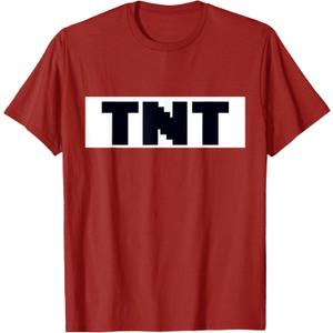 TNT Costume DIY Easy Family Costumes TNT Halloween Costume T-Shirt (Small, Cranberry Red)