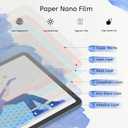 MOBDIK 2 Pack Paperfeel Screen Protector Compatible with iPad A16 11th/10th Generation 2025/2022 & iPad Air 11 M4/M3/M2 2026/2025/2024, Crafted for Natural Writing, Anti Glare, Easy Installation