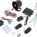 Universal 12V Auto Car Alarm Keyless Entry System with Remote Control Siren Sensor