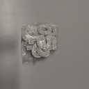 Operitacx Pearl Number Iron on Patches Digital Diamond Rhinestone Stickers for Clothing DIY Decoration Non-Woven Fabric Appliques for Sweaters Hats Bags Easy to Attach (white)