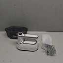 Cordless Electric Hand Mixer: 12 Speeds Powerful Handheld Mixer with 6 Stainless Steel Attachments (2 Beaters, 2 Dough Hooks, 2 Whisks), Snap-On Storage Case & Eject Button (White)