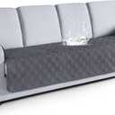 VANSOFY Couch Cover, Waterproof Sofa Covers Washable Slipcover Furniture Protector Couch Seat Covers Non-Slip Couch Cover for Dogs, Pets(Oversized Sofa, Dark Gray)(Seat Width: 78.7")