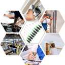 PROWIN 9-Piece Magnetic Screwdriver Set, Slotted & Phillips Tips, CR-V Steel, Cushion Grip, Ergonomic Handle, Tool Set with Organizer Rack for Home & DIY