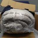 BEDELITE Fluffy King Size Comforter Set - Linen Fleece Soft Comforter for King Size Bed, Luxury Warm Bedding Set for Winter, Fuzzy Bed Set 3 Pieces (1 Comforter, 2 Pillowcases)