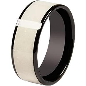 CNICK Tesla Smart Ring Accessories: Ceramic Ring for Model 3/Y/X/S and Cybertruck to Replace Key Card Key fob. (11, Snow)