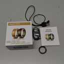 Vital Health Smart Ring for Women Black Vital Health Ring Smart Rings for Men with Fitness Tracking, Sleep Monitor, Activity Tracking, App (Size 8)