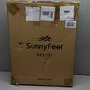 SUNNYFEEL Portable Folding Camping Cot Lightweight, Outdoor Sleeping Cots with Pillow, Easy Set up and with Load-Resistant Support 300 LBS for Travel Camp Beach Vacation