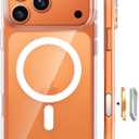 TORRAS for iPhone 17 Pro Case with MagSafe, 12FT Military Grade Shockproof, Durable & Sturdy & Velvety Touch, Magnetic Protective case for iphone 17 pro cover, Clear