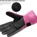 Kids Winter Gloves-3M Thinsulate Snow Waterproof Ski Cold Weather Insulated Outdoor Snowboard Gloves for Boys Girls Youth (M)